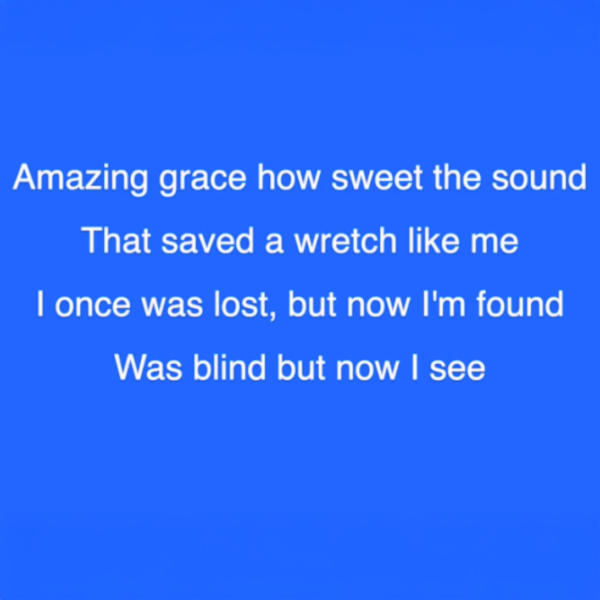 Amazing Grace (kids version)